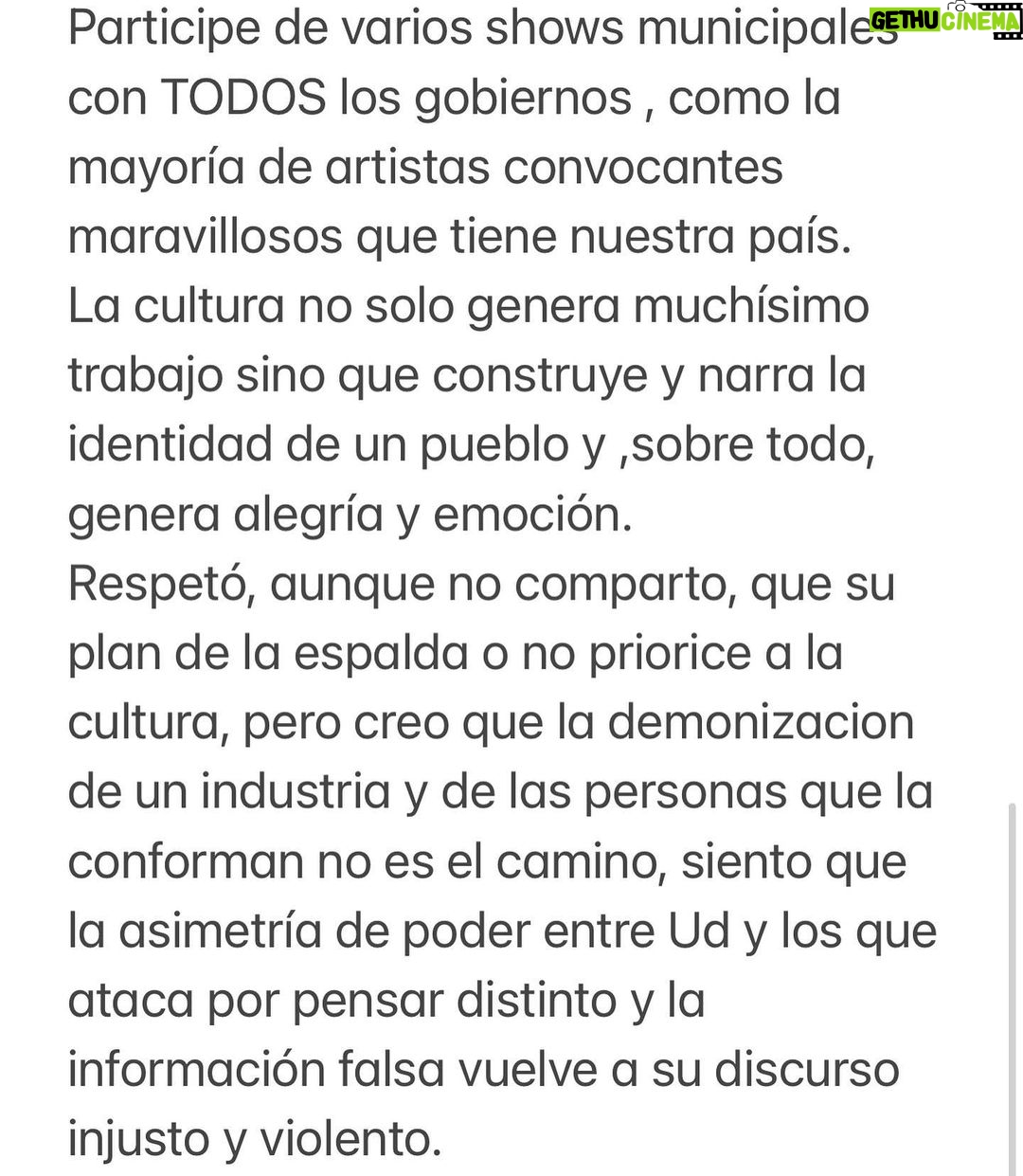 Lali Espósito - 2.1 Million Likes - @javiermilei
Gracias por el cariño a todos♥️🇦🇷♥️