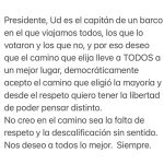 Lali Espósito Instagram - @javiermilei Gracias por el cariño a todos♥️🇦🇷♥️