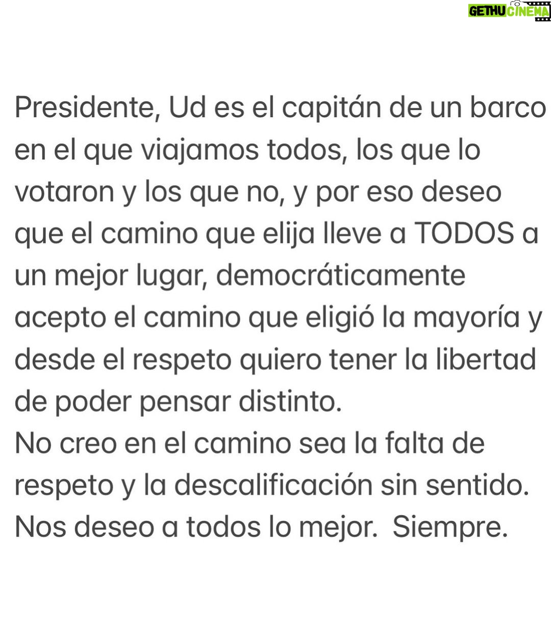 Lali Espósito - 2.1 Million Likes - @javiermilei
Gracias por el cariño a todos♥️🇦🇷♥️