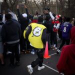 Lamar Jackson Instagram - Bmore AKA Bmore careful but It’s love from the people that needs to be shown great event everybody was smiling having a great time @_kingcid you snapped for the people broski💜🖤💜 #TRUZZ🚀🚀