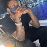 Lamar Jackson Instagram - 🖤😷