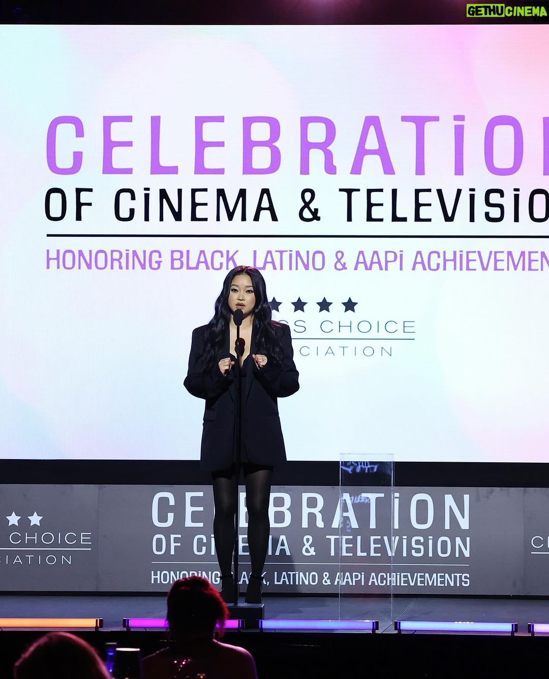 Lana Condor Instagram - @criticschoice celebrating all of the winners last night was a joy, and ty for the lobster roll tbh Los Angeles, California