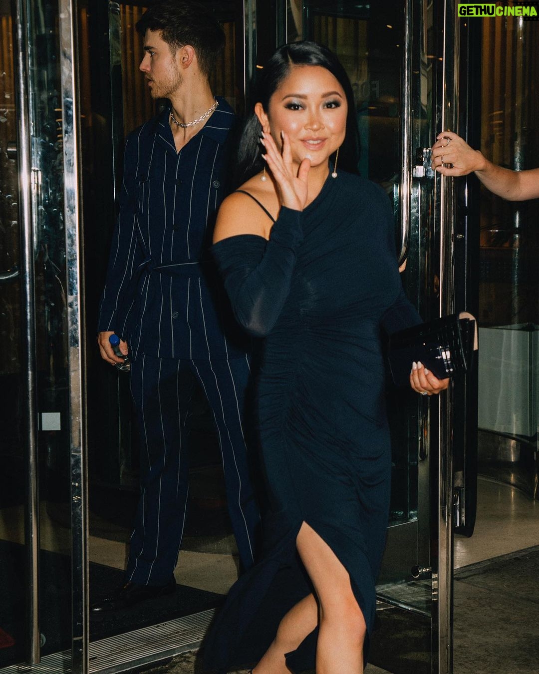 Lana Condor Instagram - Glammed up at the @timessquareedition to go to my dear @jasonwu marvelous show ☂️ #TimesquareEDITION The Times Square EDITION