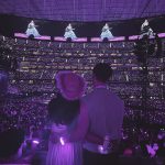 Lana Condor Instagram - can we always be this close? (& by we I mean my sexy fiancé & @taylorswift) Los Angeles, California