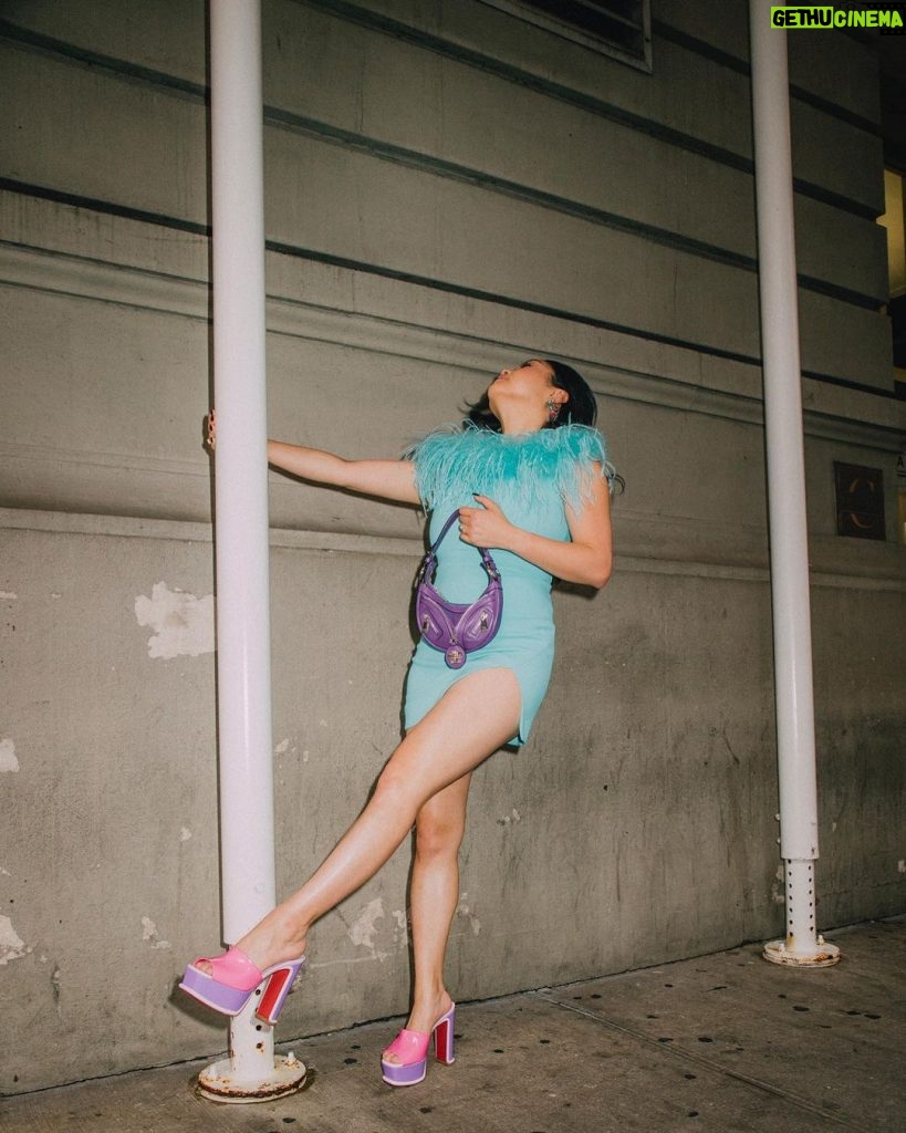 Lana Condor Instagram - dis Barbie mostly cares about pizza 🫦 Manhattan, New York