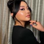 Lana Condor Instagram - Day 1 of Ruby Gillman: Teenage Kraken press - purple dreams 😈 @teenagekrakenmovie