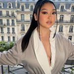 Lana Condor Instagram – @etro had the best vibes & best views & the best tiramisu 🥹 Paris, France