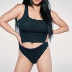 Lana Condor Instagram - Everybody’s wearing SKIMS! I’m in my favorite Cotton set for the new campaign, so soft & yummy xx @skims . #ad