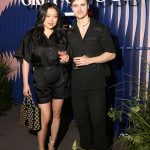 Lana Condor Instagram - 🍸Got all dressed up with the boo to celebrate the Grammys this weekend 🎶 @prada
