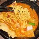Lana Condor Instagram - Noodle monster always strikes with vengeance 👹 // id like to bathe in this curry laksa plz Kuala Lumpur, Malaysia