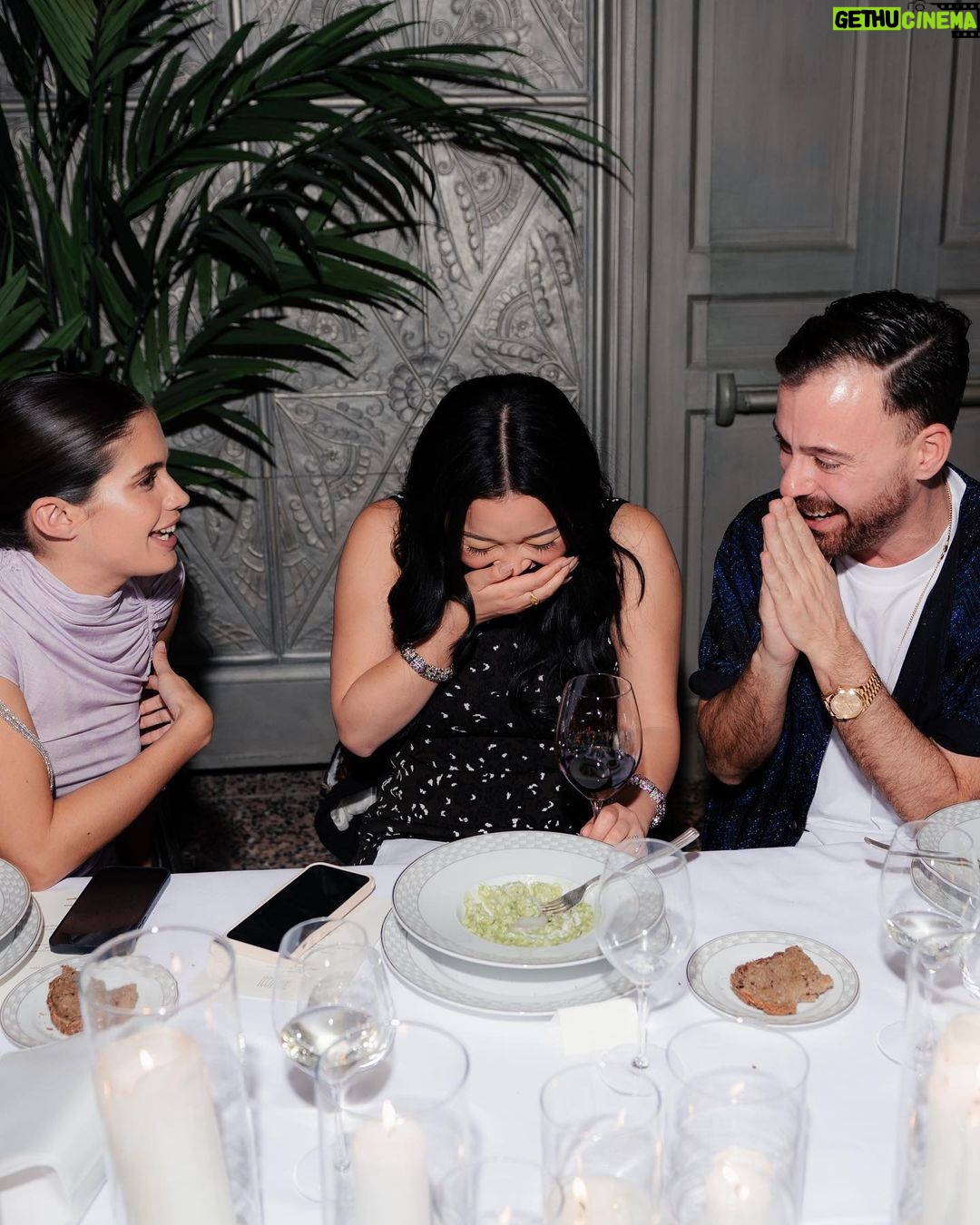 Lana Condor Instagram - What a perfect end to Milan… @missoni @filippograzioli showed not only the most divine new collection, but also threw the most lovely dinner, full of new friends, all the yummies and laughs galore. The biggest love for you @filippograzioli grazie mille x Milan, Italy