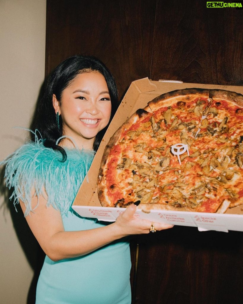 Lana Condor Instagram - dis Barbie mostly cares about pizza 🫦 Manhattan, New York