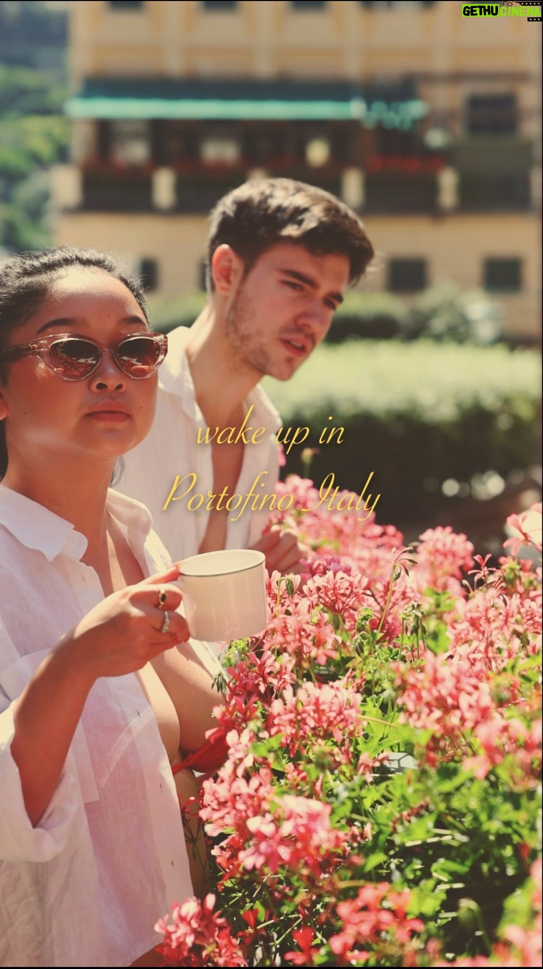 Lana Condor Instagram - Wake Up in Portofino💭