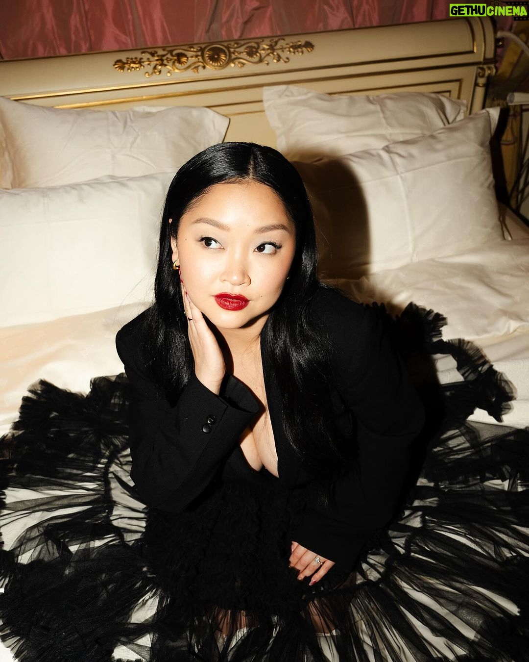 Lana Condor Instagram - Paris w/ You 🖤 @viktorandrolf_fragrances Paris, France