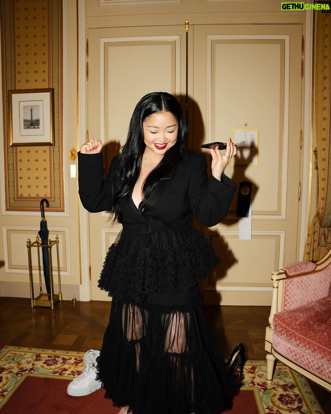 Lana Condor Instagram - Paris w/ You 🖤 @viktorandrolf_fragrances Paris, France