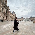 Lana Condor Instagram - power walking to my fav burger 🍔 Paris, France