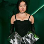 Lana Condor Instagram - x-mas sleigh tbh 🖤