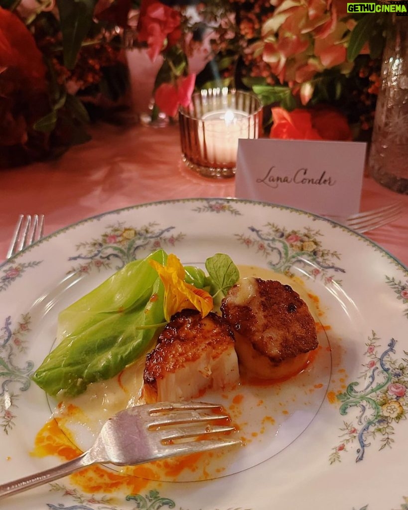 Lana Condor Instagram - Beautiful night at @rogervivier holiday dinner 🎄 w/ the most lovely hosts @kiernanshipka @laurabrown99 🫶🏽
