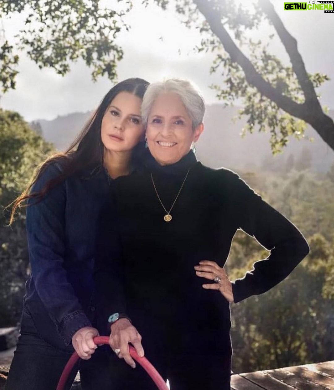 Lana Del Rey Instagram - @joancbaezofficial @tmagazine No words needed