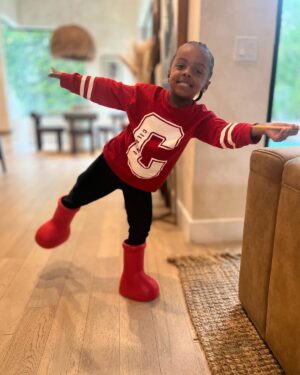 Lance Gross Instagram - I personally think they look dope on kids 🤷🏿‍♂️ #LLKoolG
