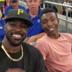 Lance Gross Instagram - Rams Game with lil Bro & a few Photo bombers