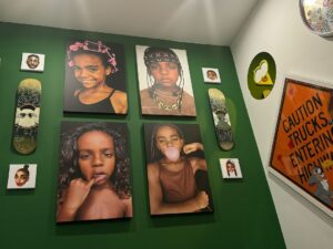 Lance Gross Instagram - Playroom walls