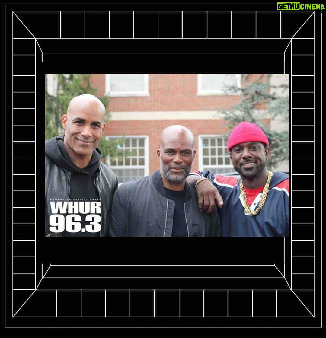 Lance Gross Instagram - @boriskodjoe @therealchrisspencer and me Yard Fest 23 Howard Homecoming