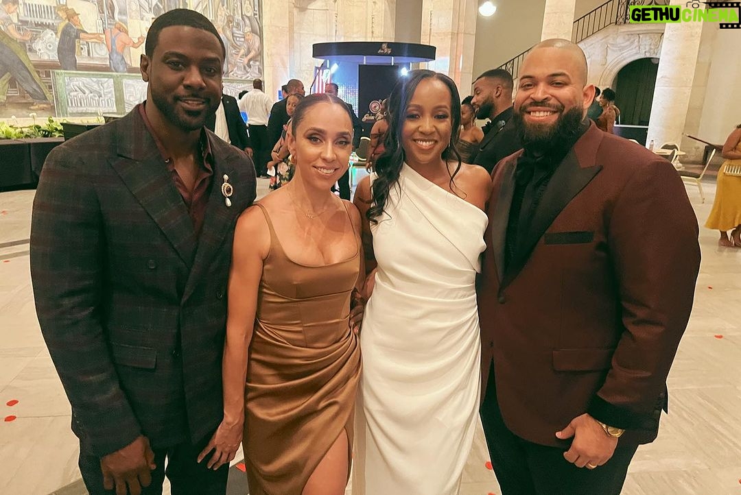 Lance Gross Instagram - Can’t be more proud of my brother @letmelev_ & @rashondarjoplin! Congrats on your union!