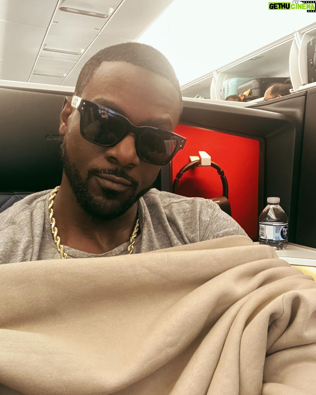 Lance Gross Instagram - And just like that, headed back to LA waaay earlier than expected. Shut down before we even started filming 😢🎬 #sagstrike