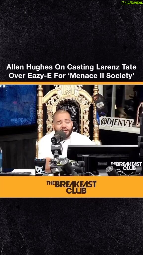 Larenz Tate Instagram - Saw this clip and it truly touched my spirit. Wow! Allen & Albert Hughes have had a huge impact on my career! A huge part of my success by believing in me so early on in my career. I am forever grateful to The Hughes Brothers! Learned so much from those brothers. Especially Allen! Love those brothers. 🙏🏾💪🏾🤎 Thank You @cthagod @djenvy @breakfastclubam for having my brother Allen on the show! Maybe someday we’ll make another classic movie for the culture. 🙏🏾✊🏾