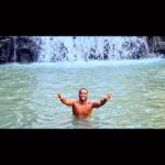 Larenz Tate Instagram - The plunge! Fresh Water! Dammit it’s cold!!! Freezin’ my…you know whats…off!!! 🥶🤪 #Vacay 🙌🏾 #WaterFalls 💦✌🏾✌🏾 Maui Hawaii