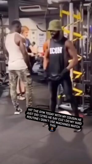 Larenz Tate Instagram - Motivation I didn’t know I needed! 😂 Let’s work! 💪🏾
#motivation 
#fitness