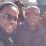 Larenz Tate Instagram - SERVING THE PEOPLE! Active in the community! Black Men United & Tate Brothers Foundation Holiday Food Giveaway-Chicago 2023! Community Connected! ❤️🙏🏾 #Chicago #Community1st #TateBrothersFoundation #BlackMenUnited Worldwide @laron_tate @lahmardtate @john_harrell_bmu Pastor @bmuworldwide