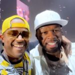 Larenz Tate Instagram - CHICAGO showed up for our brotha @50cent !! We summoned the Troops for this!! Real CHITOWN Energy Ya Dig!!! 🔥🔥🔥🔥🔥 The whole city wit us! Chicago Strong! #Chicago #UnitedCenter #FinalLapTour