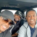 Larenz Tate Instagram - ROAD-TRIP! Tate Bros! TBs Family Bizness … Ya Dig! #Family 🤜🏾🤛🏾 #Farmers 😉 #MidWest 💫 @laron_tate @lahmardtate