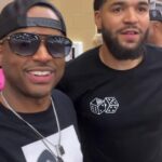 Larenz Tate Instagram - Chi meets The Rock!! Pulled up on my lil bro @fredvanvleet and his family at the FVV summer camp @thevanvleetfamilyfoundation in #Rockford YA DIG!!! Rockford, Illinois