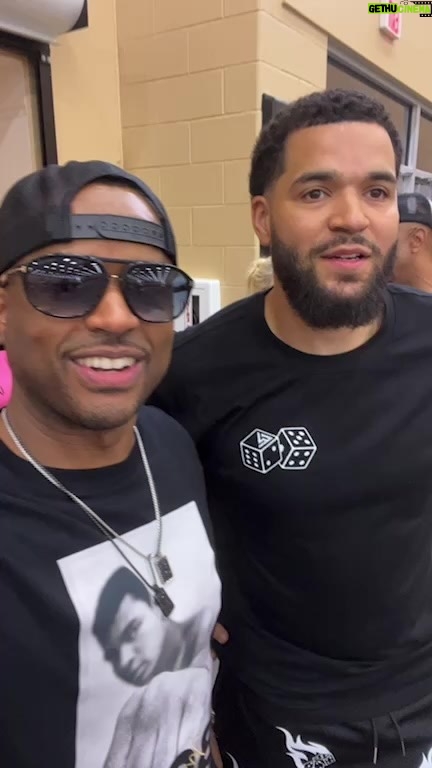 Larenz Tate Instagram - Chi meets The Rock!! Pulled up on my lil bro @fredvanvleet and his family at the FVV summer camp @thevanvleetfamilyfoundation in #Rockford YA DIG!!! Rockford, Illinois