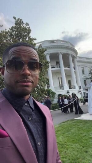 Larenz Tate Instagram - Tate vs Tate at the WHITE HOUSE! 
#RashadTate vs Me.
#WashingtonDC 
#WhiteHouse