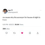 Larray Instagram - HouseOfEight, 08/24. 🌑 link in bio