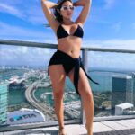 Larsa Pippen Instagram – Be yourself, there’s no one better 💙 swimsuit and wrap @prettylittlething Miami, Florida