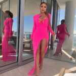 Larsa Pippen Instagram - I hope I catch the bouquet 💐Dress: @stello shoe: @jessicarichcollection @cldstyle @wainachancy