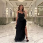 Larsa Pippen Instagram - Creating a life I love 🖤 Dress: @abyssbyabby