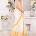 Lataa Saberwal Instagram - Need of the Hour demands a declaration Towards a Sustainable living. ☘️ We are all a part of One Space i.e. Mother Nature and it’s our duty to take care of it Efficiently & Consciously. Rakhi Creations is one of the Sustainable Companies that has been consistent in their efforts towards a better future by Encouraging Women Empowerment, Ethical Manufacturing, Awareness through Workshops and Providing a Green Wardrobe. The “Phulwari” Saree in frame has been intricately made with Cupro Satin which is Lustrous and has a heavenly fall simultaneously being Eco-friendly. The printing is done with hand using 100% Organic materials like Tesu Flowers, Rose petals, Silver Oak Leaves, Guava Leaves, Onion Peels, Dry Marigold and more.🍁 Let us all create a healthy Community Together!! Please visit : https://www.rakhicreations.com/ For more Organic Products & information. . . . #sustainability #ecoprinting #natural #saree #rakhicreation #slowfashion #trending #ethical #ethnic #celebrity #togetherness #awareness #lataasaberwal #authenticallylataa #saree #sareelove #sareefashion #sareelove #sareelover #sareelover❤️ #sareelove😍 #sustainablefashion fashion #sustainable #sustainablebrand #sustainability #sustainablymade #sustsinablelifestyle #sustainabledevelopment