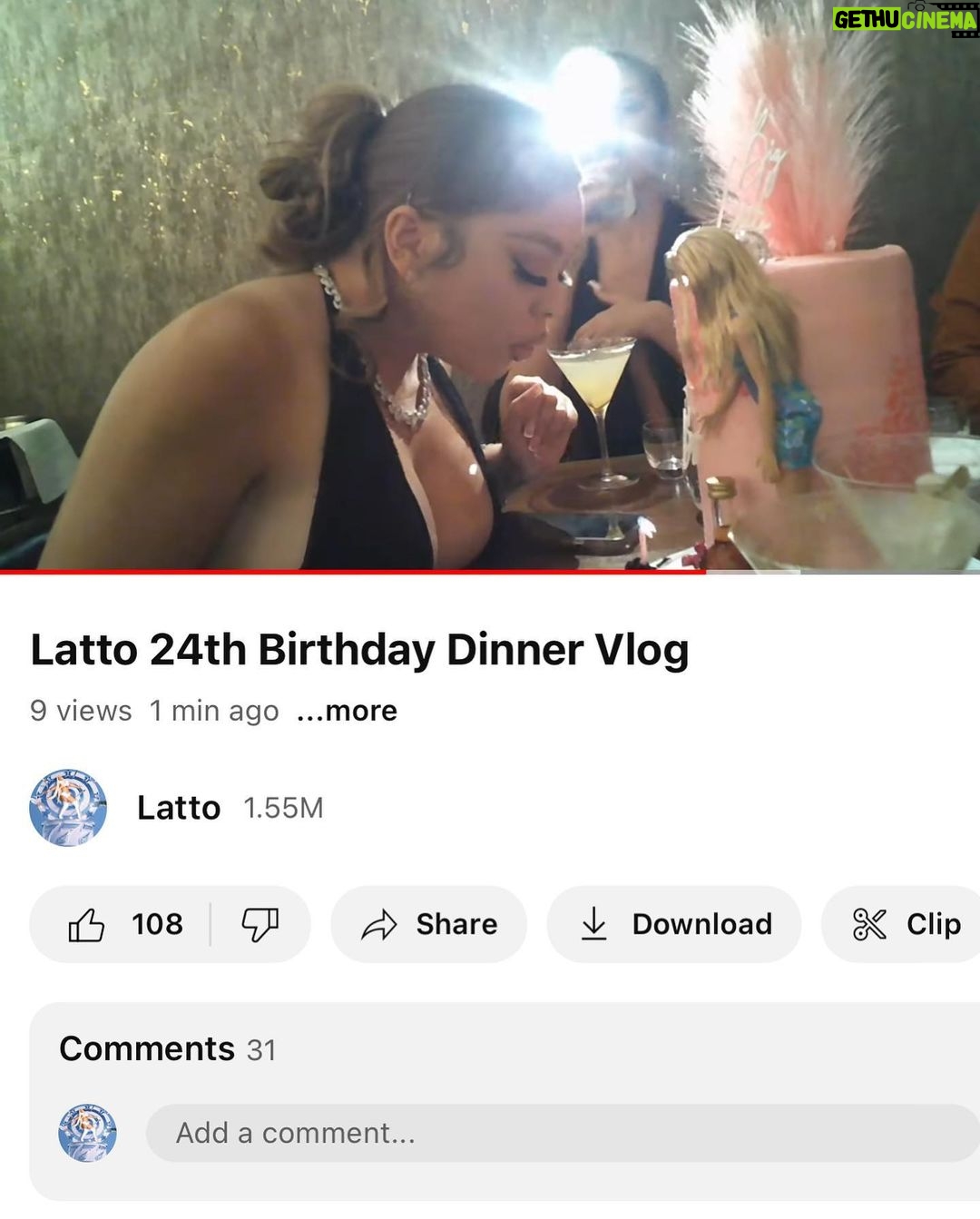 Latto Instagram - My 24th was one for the books… run it back 🥺