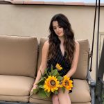 Laura Marano Instagram - This swing is actually broken, but it looks adorable in photos 🌻🌻🌻🌻🌻🌻🌻🌻🌻🌻🌻 Hair: @hairbyeleven Makeup: #hmubymelbe Stylist: @elizayerry Dress @bcbgmaxazria Rings @grazielagems Shoes @mia_becar