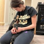Laura Marano Instagram – Puppies and yoga
