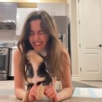 Laura Marano Instagram – Puppies and yoga