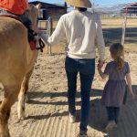 Laura Prepon Instagram - First horseback riding lesson for my little colt!🐴🥹