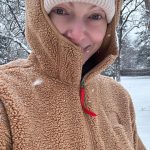 Laura Prepon Instagram - First snow day!! Wasn’t prepared for this amount of snow, but when kiddos want to play, we figure it out! ;) 💓❄️