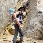 Laura Prepon Instagram - Hiking with the little one! Socially distanced, fresh air, exercise in the mountains. Very different from our usual NYC view.🥾⛰